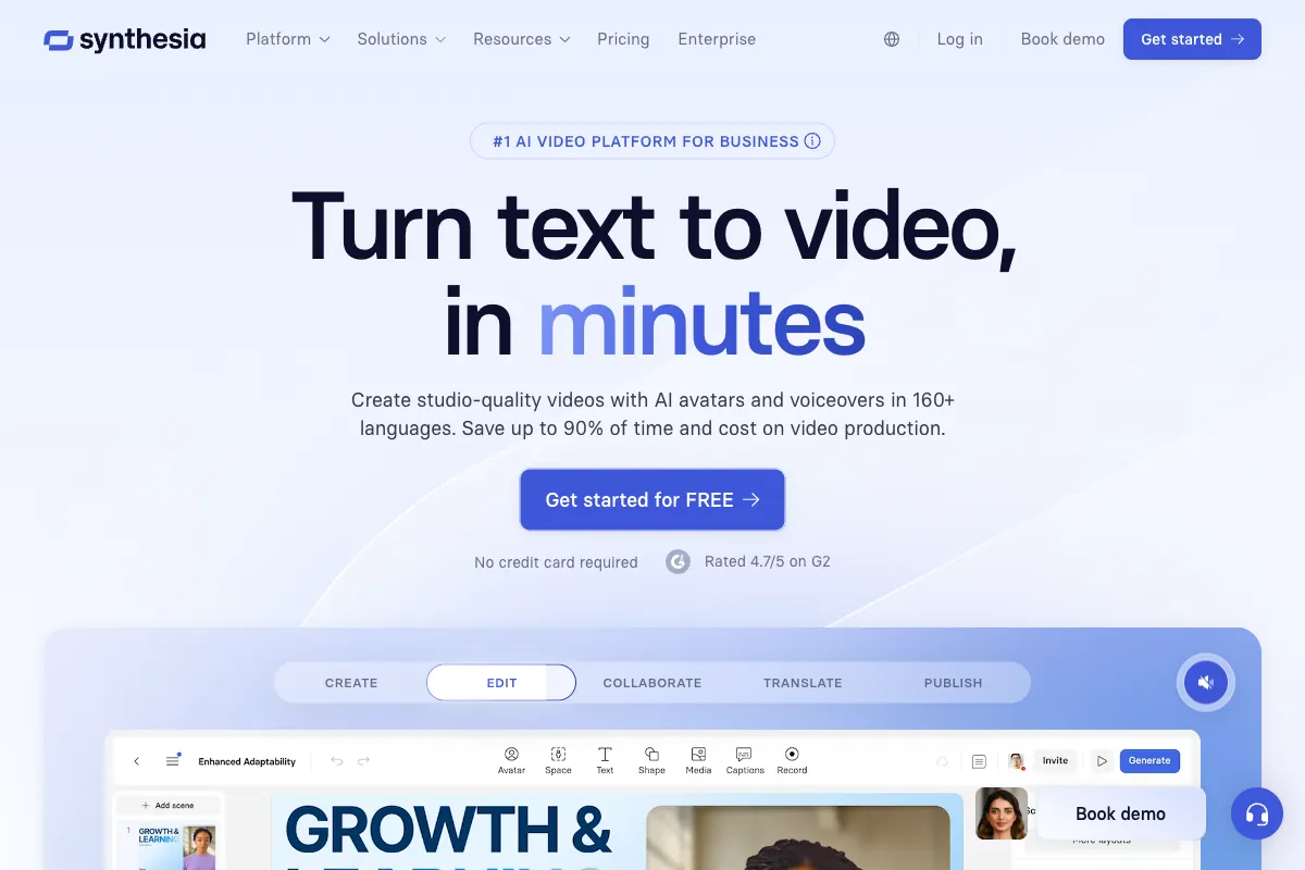 Synthesia Review: AI Video Generation with Digital Avatars article